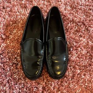 Tony Bianco Glossy Black Loafers